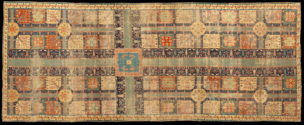 Garden Carpet, late 17th early 18th Century, Iran, Azerbaijan, Al-Sabah Collection, Kuwait National Museum