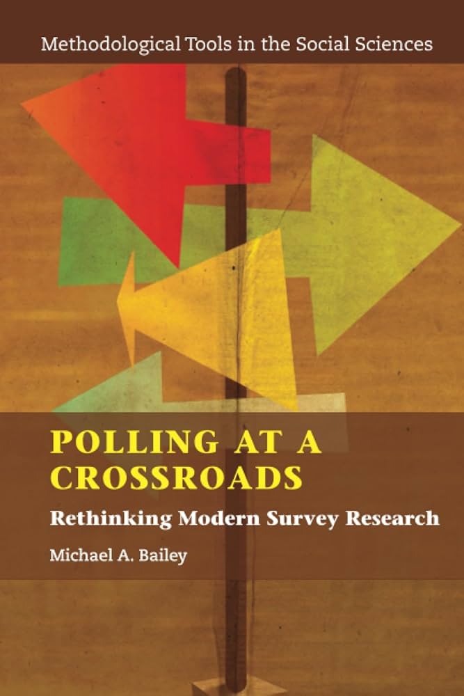 A book cover showing a pole with various arrows pointing in different direction.