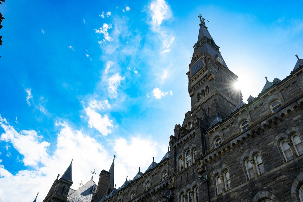 View of Healy Hall