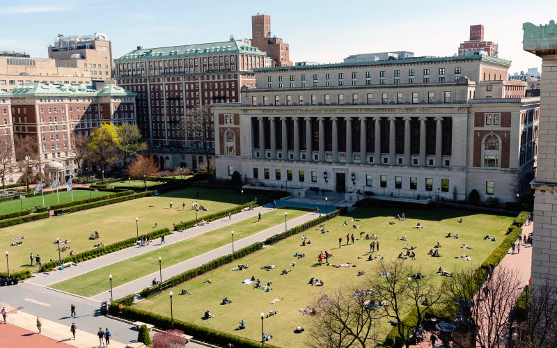 Butler Library is located on the Morningside Heights campus of Columbia University at 535 West 114th Street, in Manhattan, New York City. It is the university's largest single library with over 2 million volumes, as well as one of the largest buildings on the campus