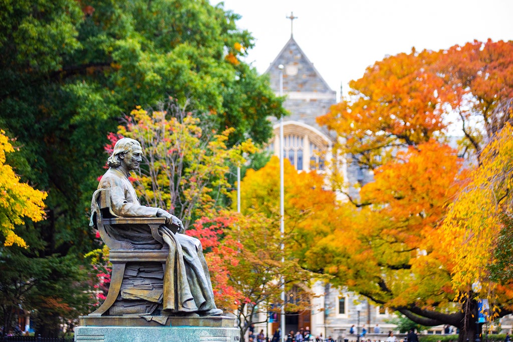 John Carroll, Archbishop of Baltimore—White-Gravenor Hall in the background