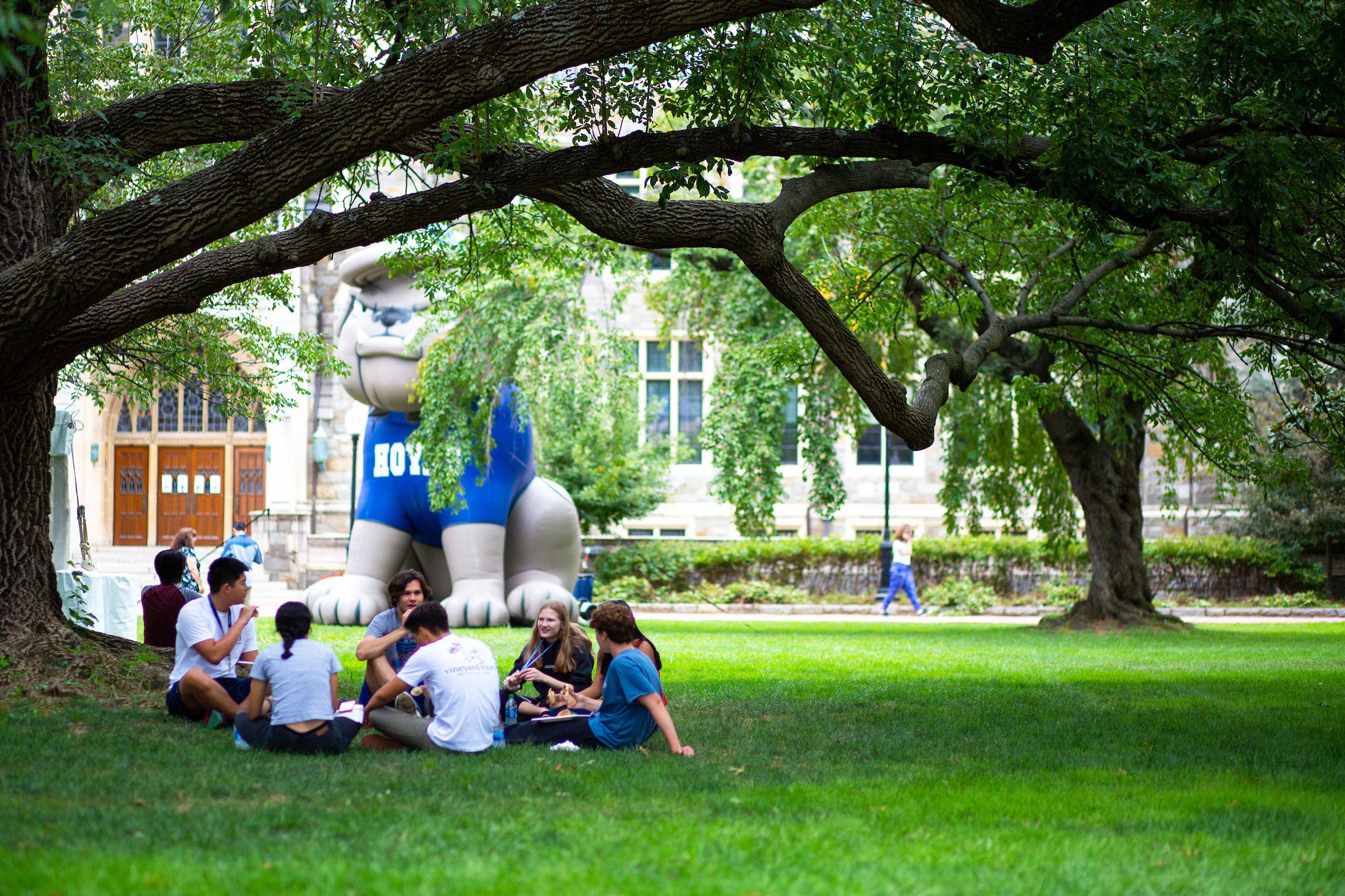 Welcome Back Jack BBQ on the Quad