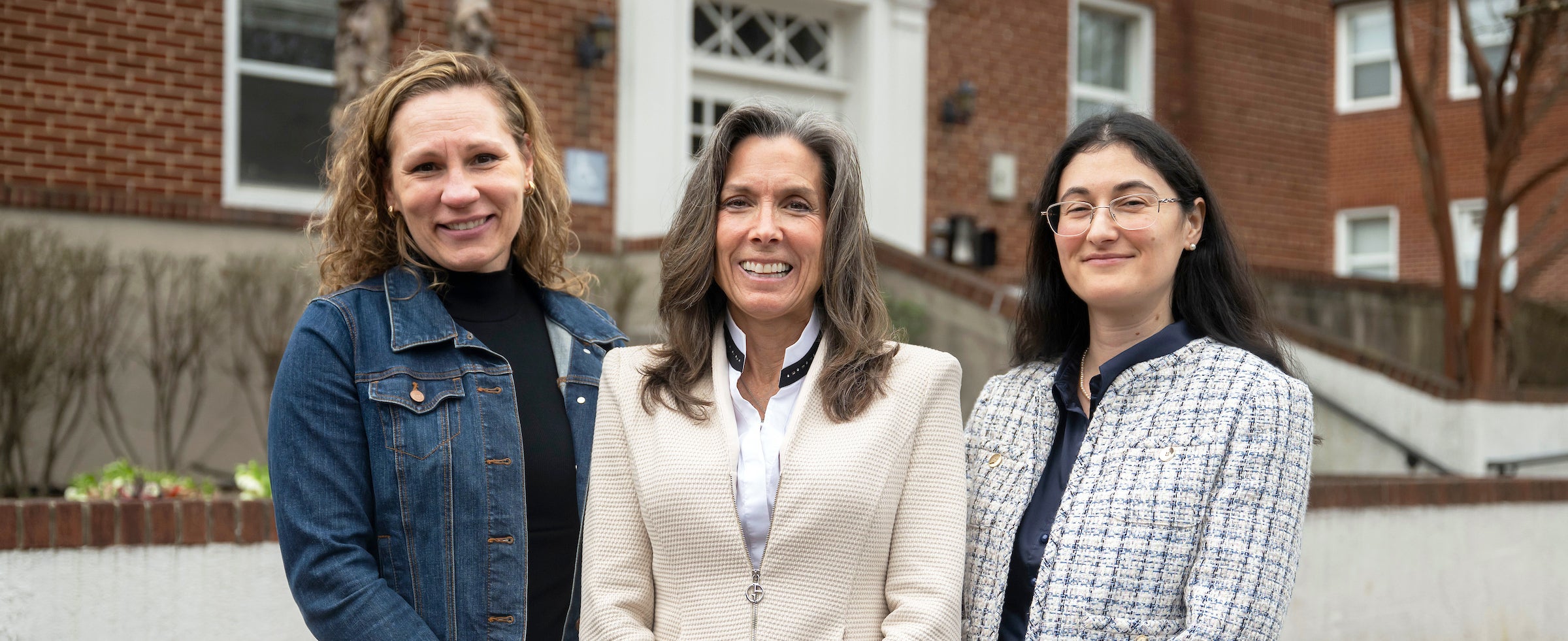 Dr. Mary Beth Connell (M'89), Jennifer Ericson and Lucy Cherner.