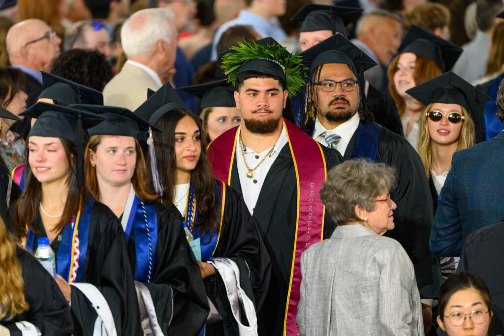 Students at the 2026 College of Arts and Sciences commencement
