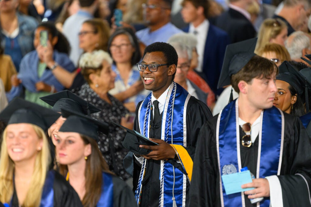 Students at the 2026 College of Arts and Sciences commencement