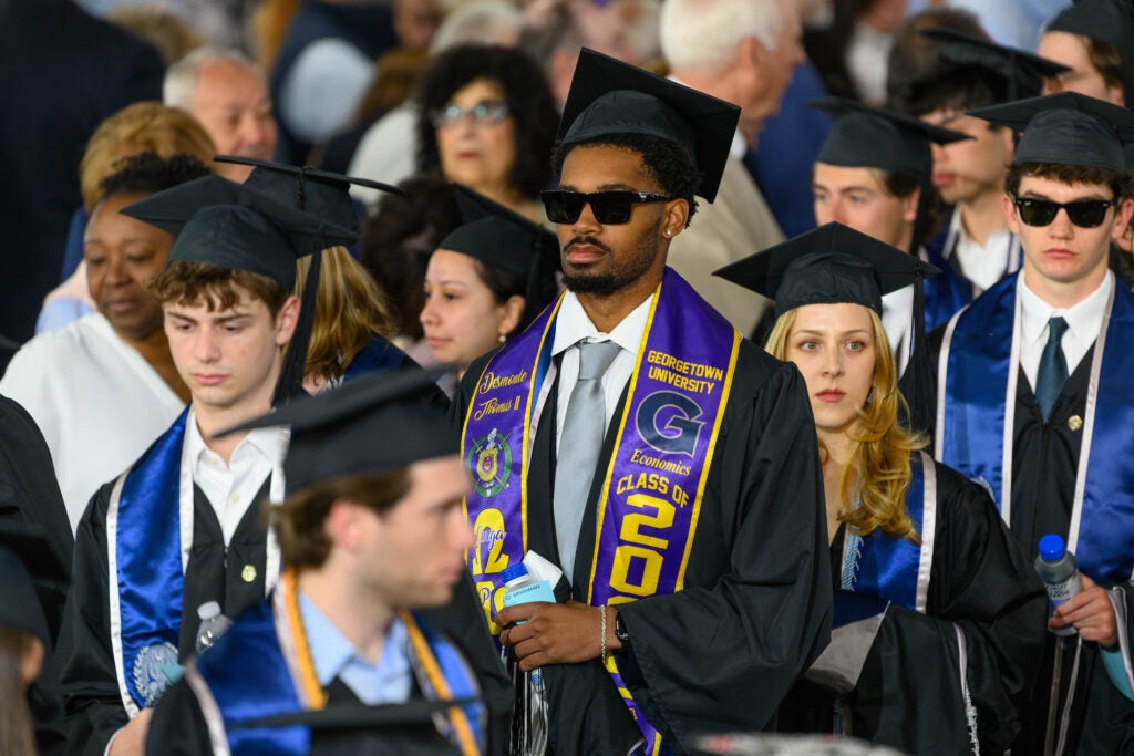 Students at the 2026 College of Arts and Sciences commencement